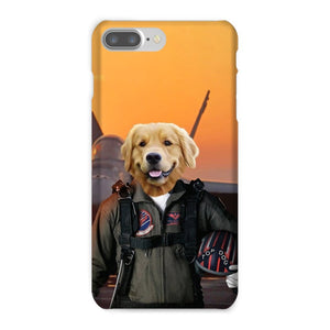 The Top Pilot: Custom Pet Phone Case - Paw & Glory - Dog Portraits - Pet Portraits