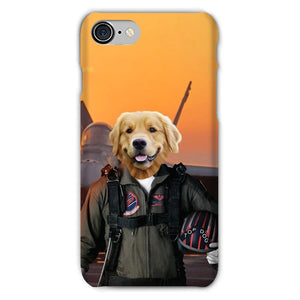 The Top Pilot: Custom Pet Phone Case - Paw & Glory - Dog Portraits - Pet Portraits