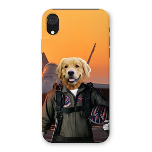 The Top Pilot: Custom Pet Phone Case - Paw & Glory - Dog Portraits - Pet Portraits