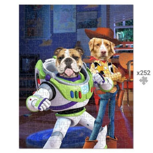 The Toy Besties (Toy Story Inspired): Custom Pet Puzzle - Paw & Glory - Dog Portraits - Pet Portraits