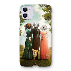 The Trio (Bridgerton Inspired): Custom Pet Phone Case - Paw & Glory - Dog Portraits - Pet Portraits