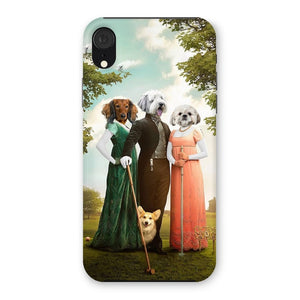 The Trio (Bridgerton Inspired): Custom Pet Phone Case - Paw & Glory - Dog Portraits - Pet Portraits