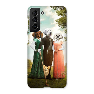 The Trio (Bridgerton Inspired): Custom Pet Phone Case - Paw & Glory - Dog Portraits - Pet Portraits