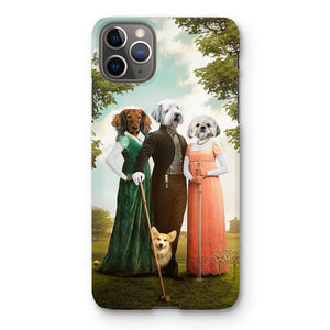 The Trio (Bridgerton Inspired): Custom Pet Phone Case - Paw & Glory - Dog Portraits - Pet Portraits