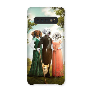 The Trio (Bridgerton Inspired): Custom Pet Phone Case - Paw & Glory - Dog Portraits - Pet Portraits