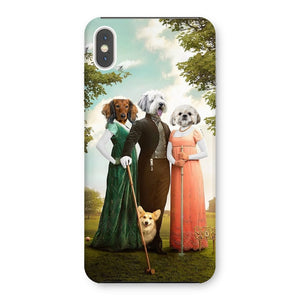 The Trio (Bridgerton Inspired): Custom Pet Phone Case - Paw & Glory - Dog Portraits - Pet Portraits