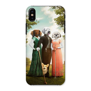 The Trio (Bridgerton Inspired): Custom Pet Phone Case - Paw & Glory - Dog Portraits - Pet Portraits