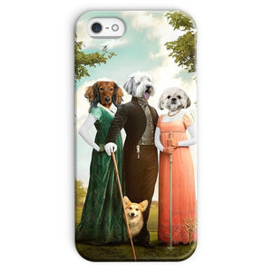 The Trio (Bridgerton Inspired): Custom Pet Phone Case - Paw & Glory - Dog Portraits - Pet Portraits