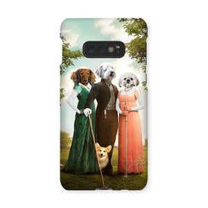 The Trio (Bridgerton Inspired): Custom Pet Phone Case - Paw & Glory - Dog Portraits - Pet Portraits