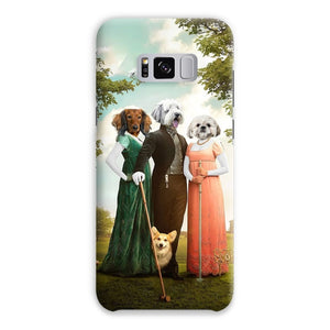 The Trio (Bridgerton Inspired): Custom Pet Phone Case - Paw & Glory - Dog Portraits - Pet Portraits