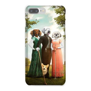 The Trio (Bridgerton Inspired): Custom Pet Phone Case - Paw & Glory - Dog Portraits - Pet Portraits