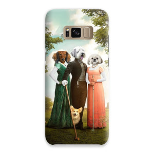 The Trio (Bridgerton Inspired): Custom Pet Phone Case - Paw & Glory - Dog Portraits - Pet Portraits