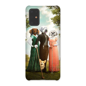 The Trio (Bridgerton Inspired): Custom Pet Phone Case - Paw & Glory - Dog Portraits - Pet Portraits