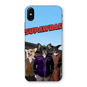 The Trio (Superbad Inspired): Custom Pet Phone Case - Paw & Glory - Dog Portraits - Pet Portraits