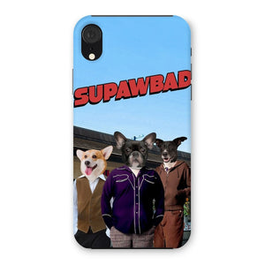 The Trio (Superbad Inspired): Custom Pet Phone Case - Paw & Glory - Dog Portraits - Pet Portraits