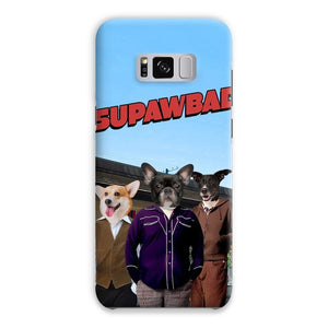 The Trio (Superbad Inspired): Custom Pet Phone Case - Paw & Glory - Dog Portraits - Pet Portraits