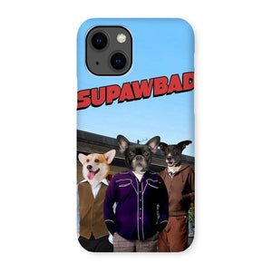 The Trio (Superbad Inspired): Custom Pet Phone Case - Paw & Glory - Dog Portraits - Pet Portraits