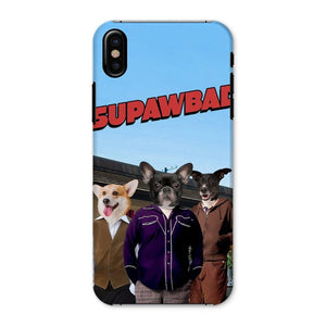 The Trio (Superbad Inspired): Custom Pet Phone Case - Paw & Glory - Dog Portraits - Pet Portraits