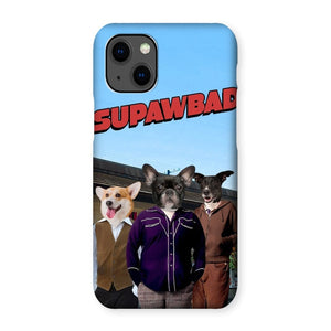 The Trio (Superbad Inspired): Custom Pet Phone Case - Paw & Glory - Dog Portraits - Pet Portraits