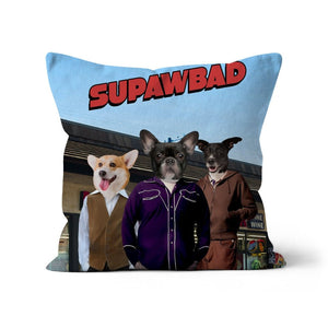 The Trio (Superbad Inspired): Custom Pet Pillow - Paw & Glory - Dog Portraits - Pet Portraits