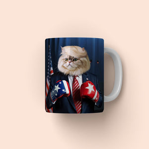 The Trump: Custom Pet Coffee Mug - Paw & Glory - Dog Portraits - Pet Portraits