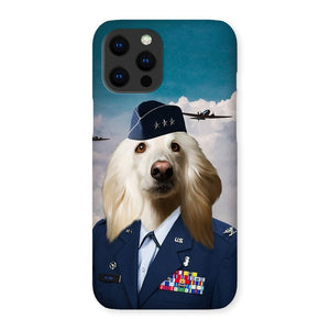 The US Female Airforce Officer: Custom Pet Phone Case - Paw & Glory - Dog Portraits - Pet Portraits