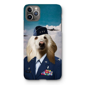 The US Female Airforce Officer: Custom Pet Phone Case - Paw & Glory - Dog Portraits - Pet Portraits