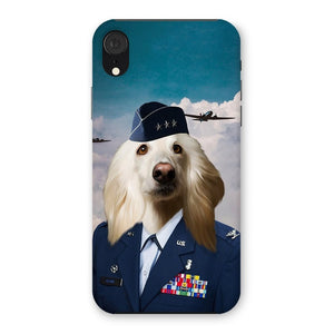 The US Female Airforce Officer: Custom Pet Phone Case - Paw & Glory - Dog Portraits - Pet Portraits