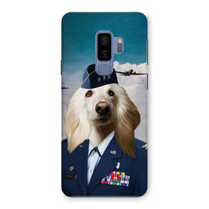 The US Female Airforce Officer: Custom Pet Phone Case - Paw & Glory - Dog Portraits - Pet Portraits