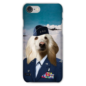 The US Female Airforce Officer: Custom Pet Phone Case - Paw & Glory - Dog Portraits - Pet Portraits