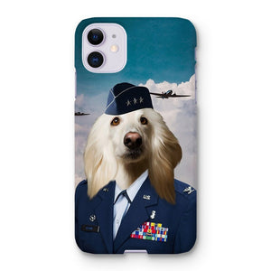 The US Female Airforce Officer: Custom Pet Phone Case - Paw & Glory - Dog Portraits - Pet Portraits