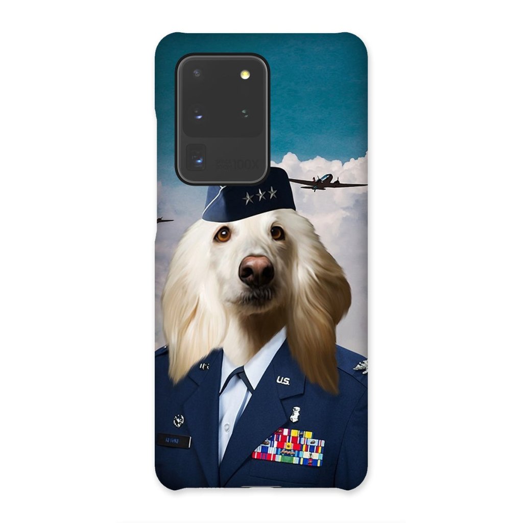 The US Female Airforce Officer: Custom Pet Phone Case - Paw & Glory - Dog Portraits - Pet Portraits