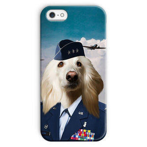 The US Female Airforce Officer: Custom Pet Phone Case - Paw & Glory - Dog Portraits - Pet Portraits