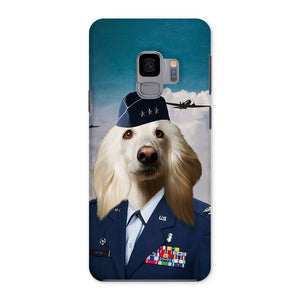 The US Female Airforce Officer: Custom Pet Phone Case - Paw & Glory - Dog Portraits - Pet Portraits