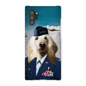 The US Female Airforce Officer: Custom Pet Phone Case - Paw & Glory - Dog Portraits - Pet Portraits