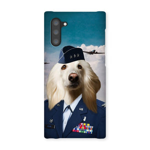 The US Female Airforce Officer: Custom Pet Phone Case - Paw & Glory - Dog Portraits - Pet Portraits