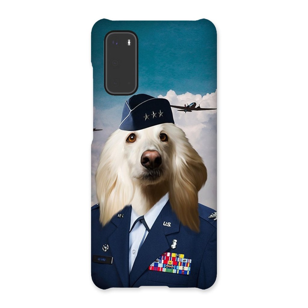 The US Female Airforce Officer: Custom Pet Phone Case - Paw & Glory - Dog Portraits - Pet Portraits