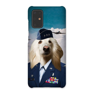 The US Female Airforce Officer: Custom Pet Phone Case - Paw & Glory - Dog Portraits - Pet Portraits