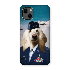 The US Female Airforce Officer: Custom Pet Phone Case - Paw & Glory - Dog Portraits - Pet Portraits