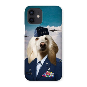 The US Female Airforce Officer: Custom Pet Phone Case - Paw & Glory - Dog Portraits - Pet Portraits