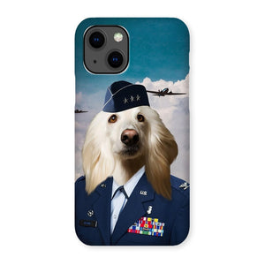 The US Female Airforce Officer: Custom Pet Phone Case - Paw & Glory - Dog Portraits - Pet Portraits