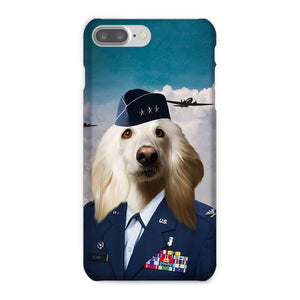 The US Female Airforce Officer: Custom Pet Phone Case - Paw & Glory - Dog Portraits - Pet Portraits