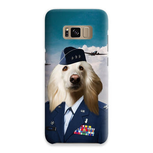 The US Female Airforce Officer: Custom Pet Phone Case - Paw & Glory - Dog Portraits - Pet Portraits