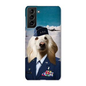 The US Female Airforce Officer: Custom Pet Phone Case - Paw & Glory - Dog Portraits - Pet Portraits