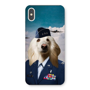 The US Female Airforce Officer: Custom Pet Phone Case - Paw & Glory - Dog Portraits - Pet Portraits