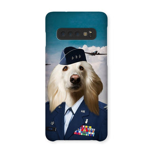 The US Female Airforce Officer: Custom Pet Phone Case - Paw & Glory - Dog Portraits - Pet Portraits