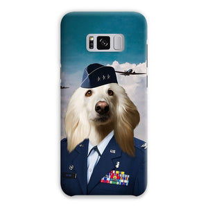 The US Female Airforce Officer: Custom Pet Phone Case - Paw & Glory - Dog Portraits - Pet Portraits