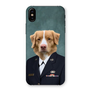 The US Female Navy Officer: Custom Pet Phone Case - Paw & Glory - Dog Portraits - Pet Portraits