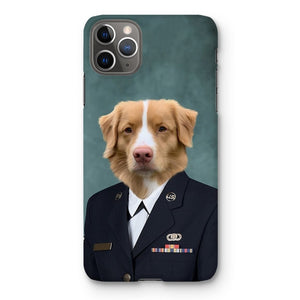 The US Female Navy Officer: Custom Pet Phone Case - Paw & Glory - Dog Portraits - Pet Portraits