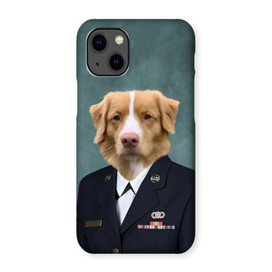 The US Female Navy Officer: Custom Pet Phone Case - Paw & Glory - Dog Portraits - Pet Portraits